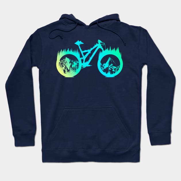 Enduro Bike Hoodie by OneRedFox